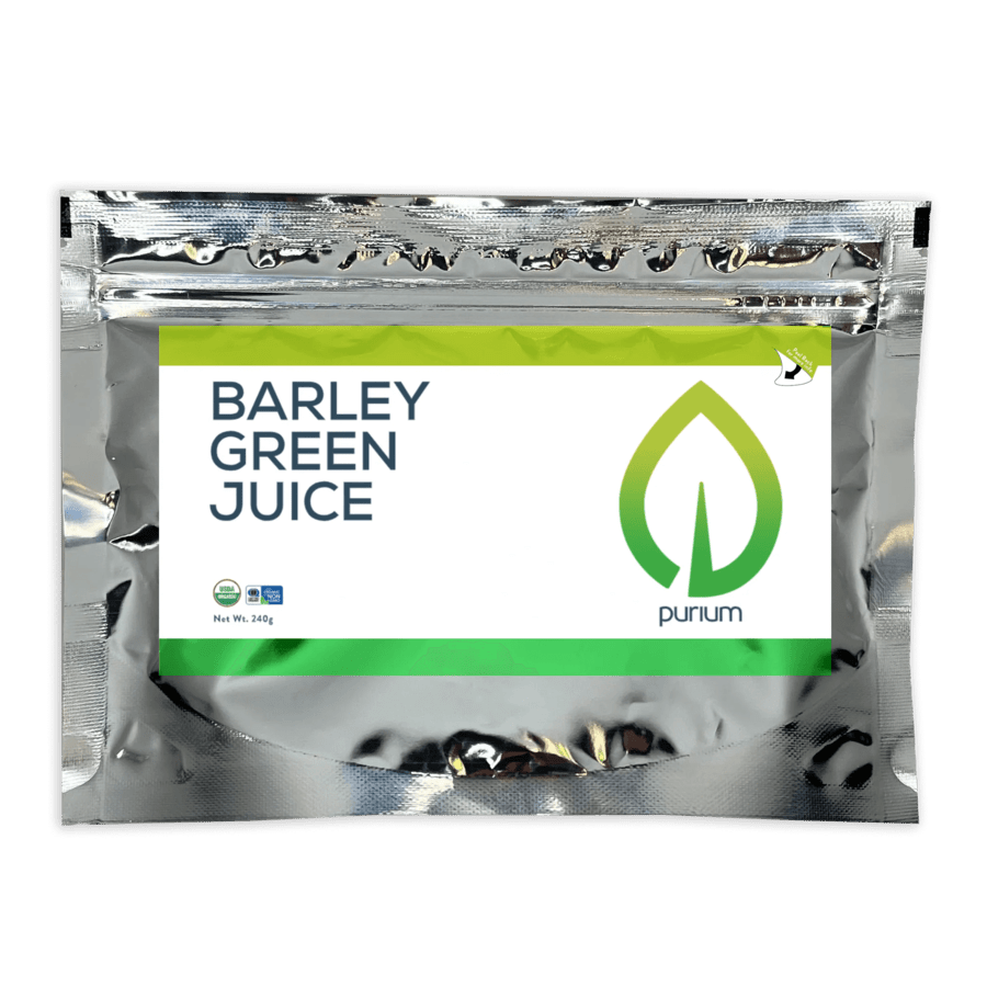 Purium Barley Green Juice Organic Juice Powder pH Balance (240g)