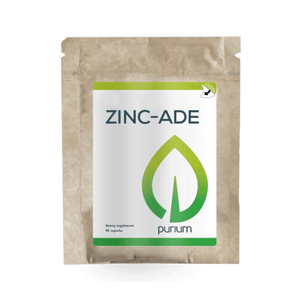 Purium ZinC-ADE (Organic Dunaliella Salina, Organic Guava Extract, Organic Camu Camu, Organic Acerola Extract, Sunflower, and Algal D) Immune (90 Capsules)